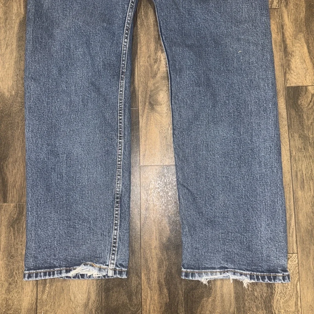 Levi's 505 Regular‎ Fit Straight Leg Dark Wash Denim Jeans Men's Size 38x30